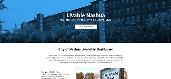 Launch of first KLA Sustainability Dashboard- Livable Nashua