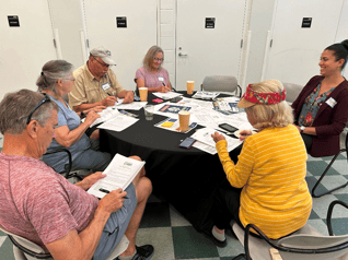 Seniors at a Cary stakeholder meeting